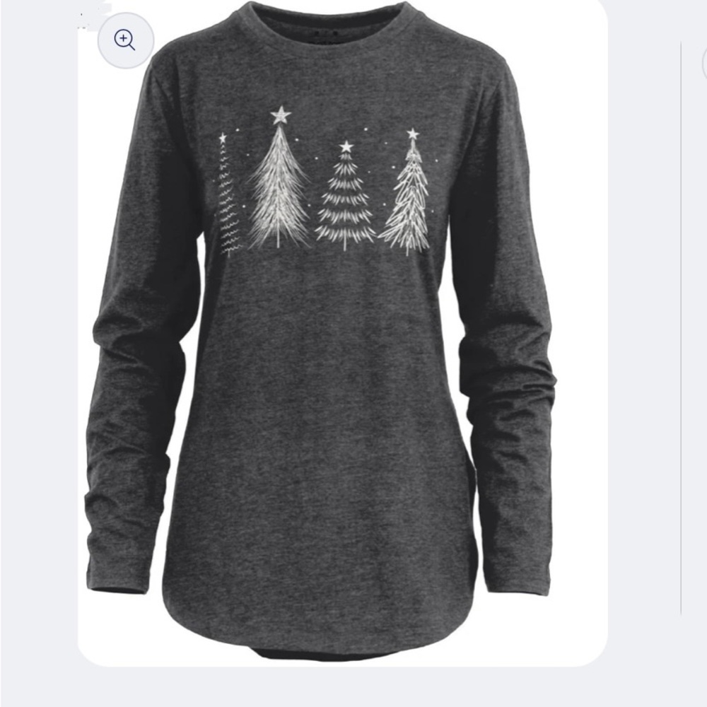 O Christmas Tree Melange Long Sleeve Tee × 1
Black / L